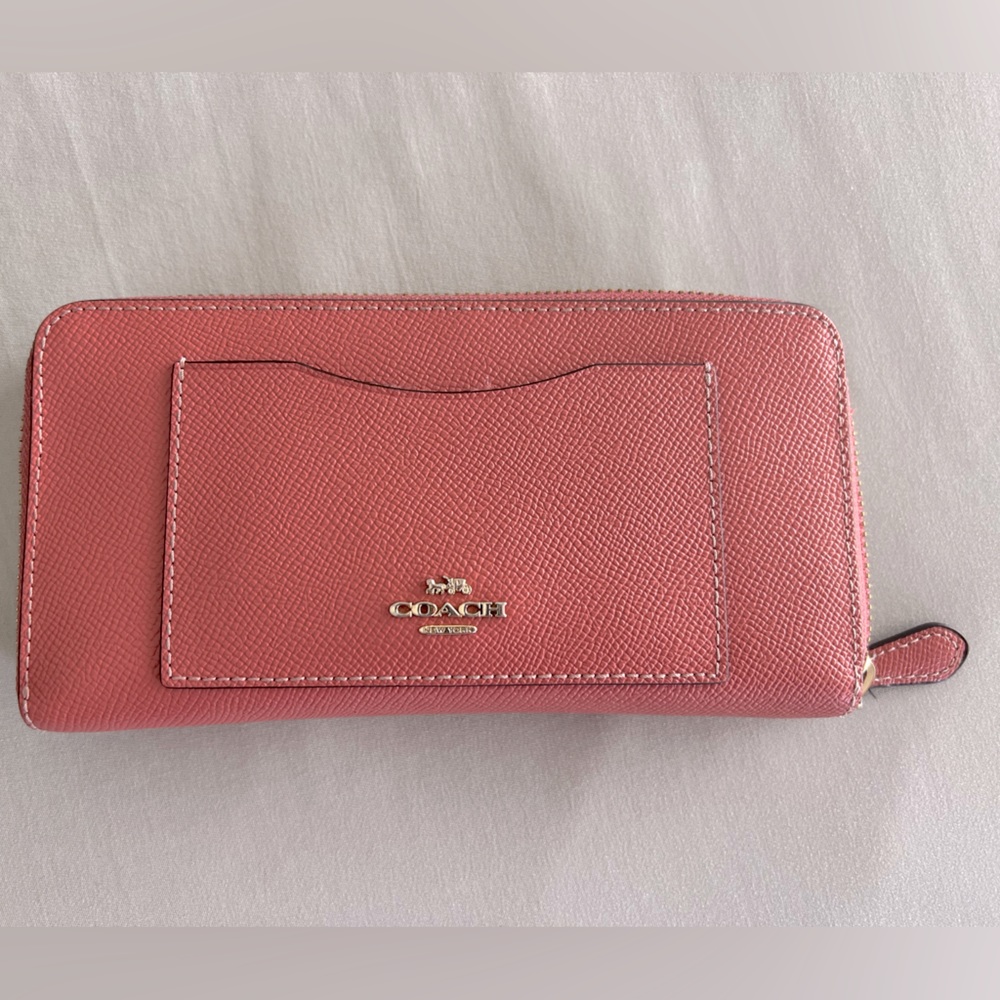 Coach pink wallet